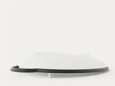 Toilet seat Low-poly 3D model