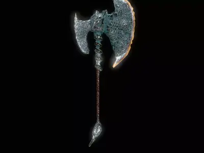 DarkFantasy sword Low-poly 3D model purchase