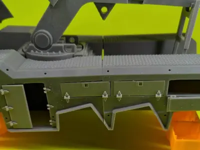 Triple Drive Wrecker 1-25th scale 3D print model