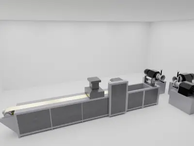 Color Foxing Extruder Machine 3D model