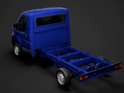 Citroen Jumper Chassis Single Cab 3450WB 2020 3D model
