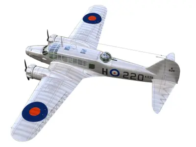 Avro Anson Mk1 early 3D model purchase