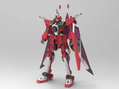 Infinite Justice Gundam 3D model