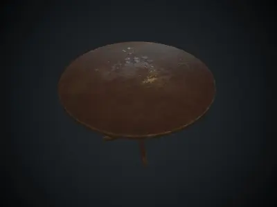 Table v1 pbr Low-poly 3D model