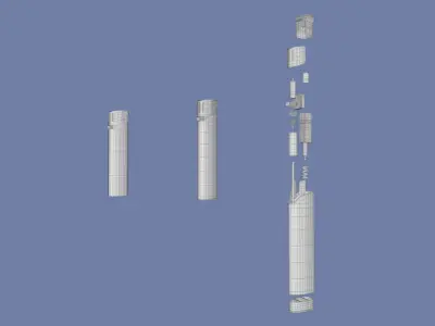 Lighter Detailed Low Poly and PBR Low-poly 3D model