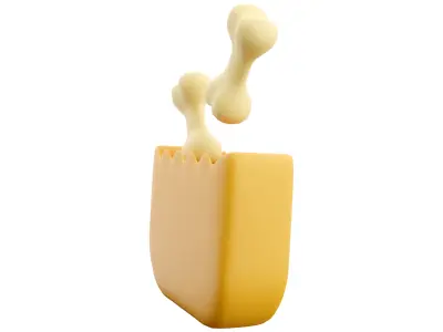 3D render Dog bone 3D model