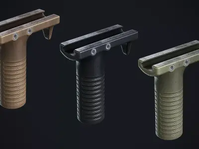 KWA Front Grip  Low-poly 3D model