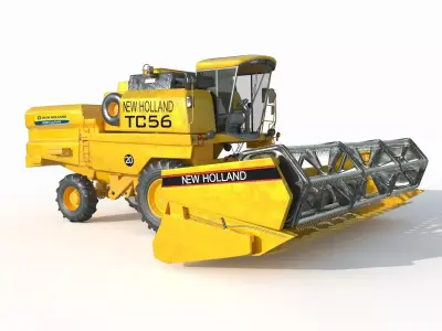  New Holland TC59 Harvester 3D model