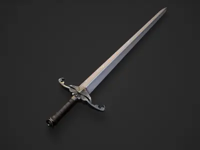 Sword 2 Low-poly 3D model
