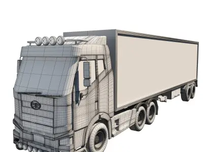 faw j7 3D model
