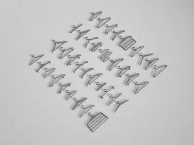 3D Hangers Collection 3D print model