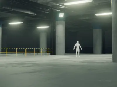 Realistic Industrial Environment 3D model