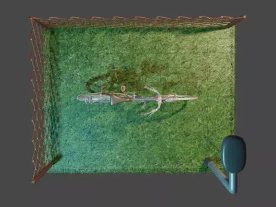Bicycle Parking Area 3D model