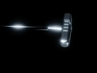 sladge hammer textured Free low-poly 3D model
