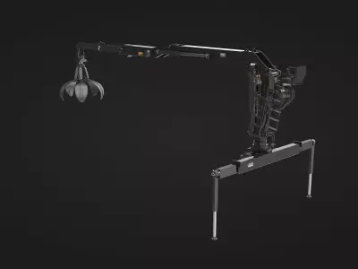 Grab Crane 3D model