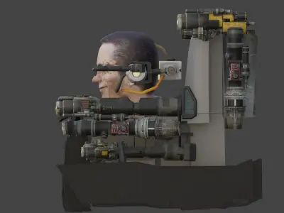 gman SKIBIDI 3D model