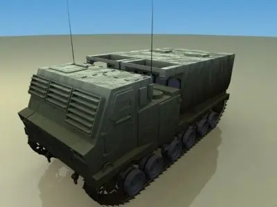 MLRS Artillery 3D model
