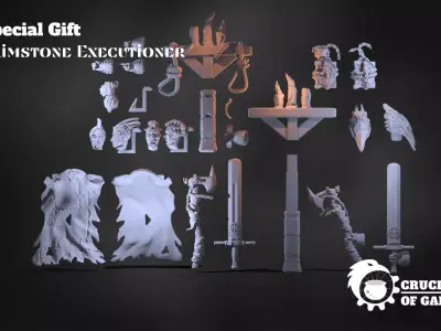 Brimstone Executioner miniature upgrade pack 3D print model