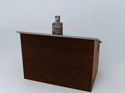 Eco Rail Track Tool Shed Old Steam Days Free 3D model
