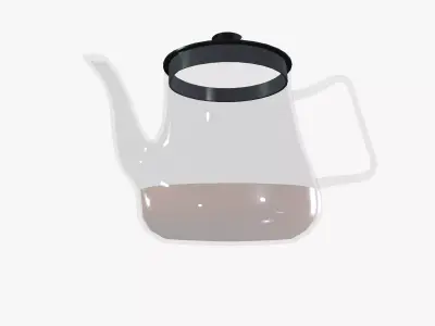 Teapot Low-poly 3D model