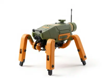 Compact Spider Reconnaissance Unit Model Pack Low-poly 3D model