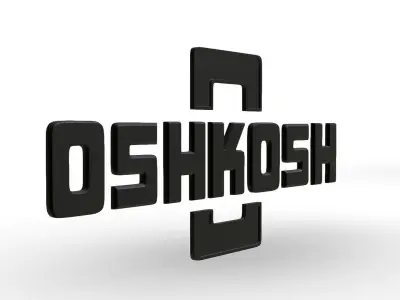 oshkosh logo 3D model