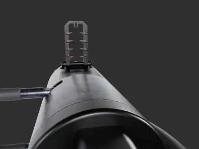 Gun-Japan Low-poly 3D model