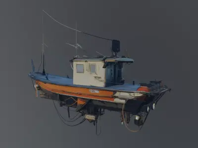 fishing boat 3D model