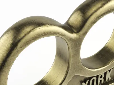 Vintage Police Knuckle New York 1864 Brass 3D model