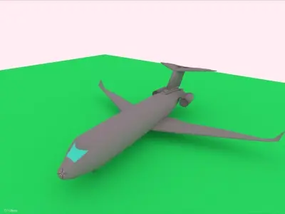 aircraft airplane 3D model buy