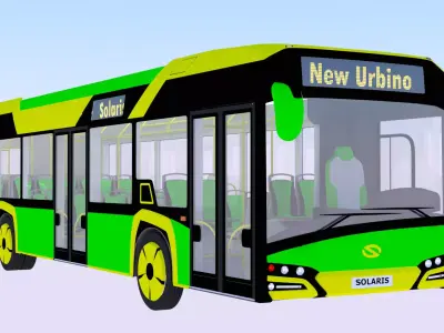 Solaris Urbino and Hyundai Rotem 3D Model Pack