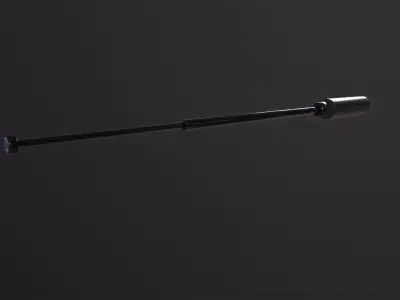 Police Metal Stick 3D Model Low-poly 3D model