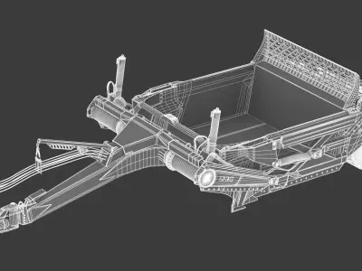 K-Tec Direct Mount Scrapers 1230  3D model