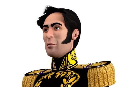 Simon Bolivar 3D model