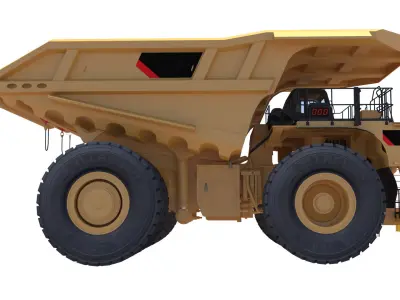 Dump Truck 3D model by mine3dsmax