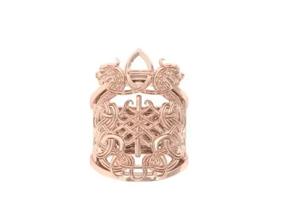 Wedding Ring  3D print model 418