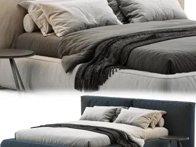 Bonaldo Fluff Bed 3D model