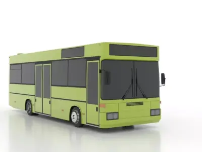Goppel - Mercedes-Benz O402 Low Low-poly 3D model