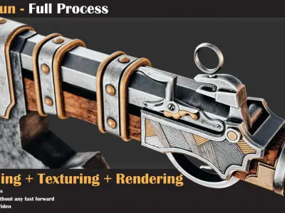 Axe Gun Tutorial   3D model