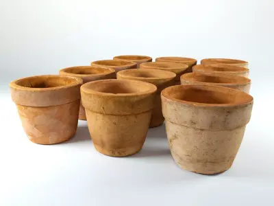 Clay Pot - 3D Scan 4K Low-poly 3D model