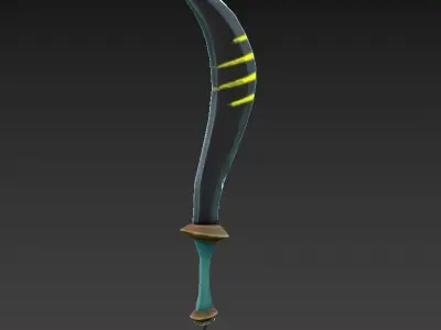 sword Low-poly 3D model 39