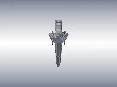 sci fi rifle Free low-poly 3D model