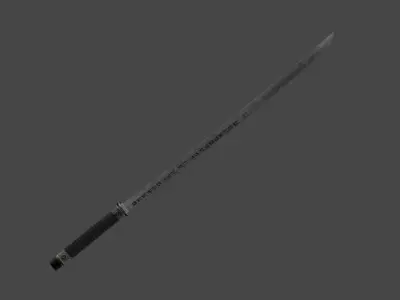 japanese katana - Briac 3D model