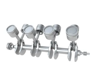 Engine work 3D model