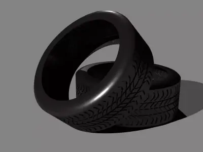 Tire Modelling For Game 3D model