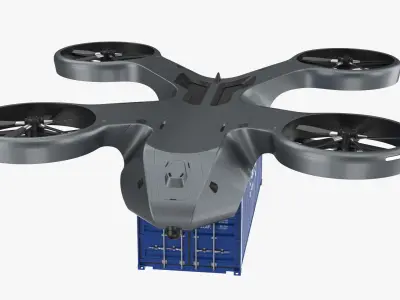 Cargo Drone 3D model