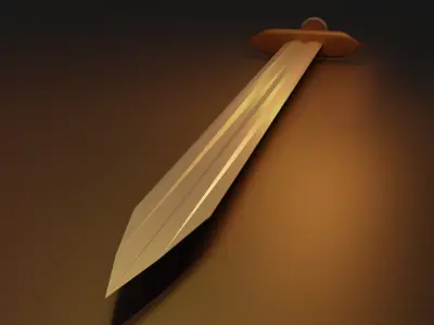 Realistic Medieval Sword -- Game-Ready and High-Quality Asset 3D model
