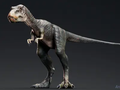 Dinosaur Baby Tyrannosaurus Rex - UNREAL ENGINE PROJECT Low-poly 3D model