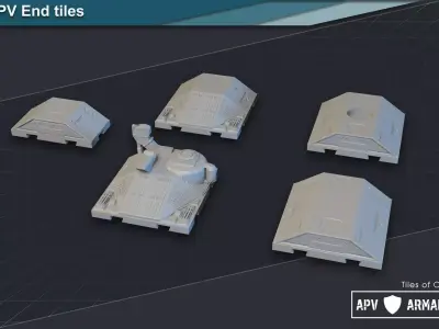 Tiles of Creation Vol 2 APV Armadillo 3D print model