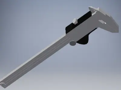 Mitutoyo Digital Caliper 3d model 3D model